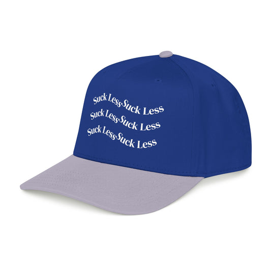 Embroidered "Suck Less" Graphic, Casual Snapback Hat